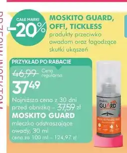 SuperPharm Mleczko odstraszające owady Moskito Guard oferta