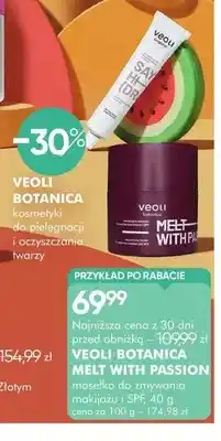 SuperPharm Masełko do zmywania makijażu i SPF Veoli Botanica Melt With Passion oferta