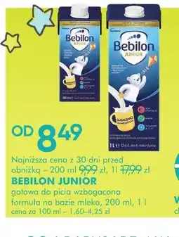 SuperPharm Mleko modyfikowane Bebilon Junior oferta