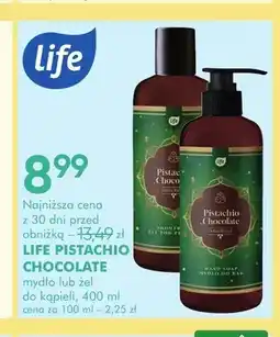 SuperPharm Żel pod prysznic Life Pistachio & Chocolate oferta