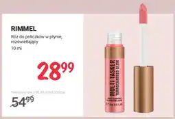Rossmann Róż do policzków w płynie rozświetlający Rimmel Multi Tasker Turbocharged Glow oferta