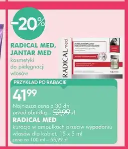 SuperPharm Kuracja w ampułkach przeciw wypadaniu włosów dla kobiet Radical Med oferta