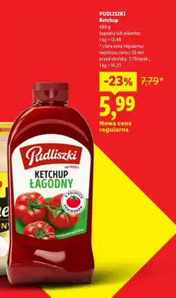 Lidl Ketchup Pudliszki oferta