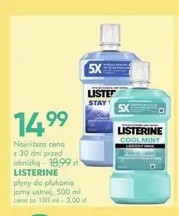 SuperPharm Płyn do płukania jamy ustnej Listerine oferta