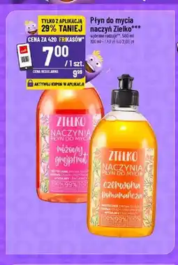 Polomarket Płyn do mycia naczyń Zielko Różowy Grejpfrut oferta