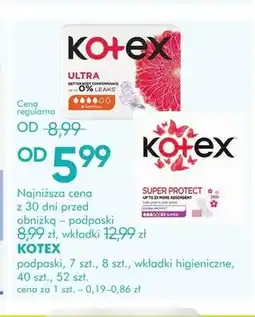 SuperPharm Podpaski Kotex oferta