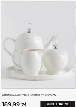 Home&You Dzbanek z cukiernicą i mlecznikiem home&you Diamant2 oferta