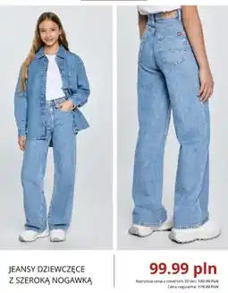 Big Star Jeansy dziewczęce z szeroką nogawką Big Star oferta