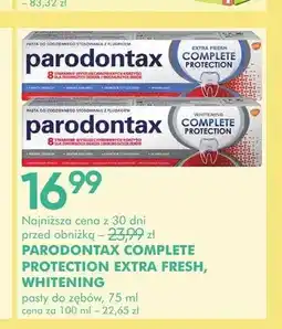 SuperPharm Pasta do zębów Parodontax Complete Protection Extra Fresh oferta