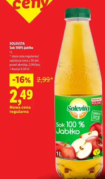 Lidl Sok Solevita oferta