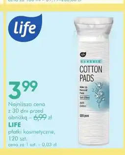 SuperPharm Płatki kosmetyczne Life Classic oferta