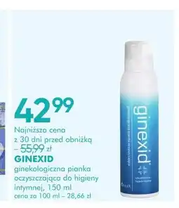 SuperPharm Ginekologiczna pianka oczyszczająca do higieny intymnej Ginexid oferta