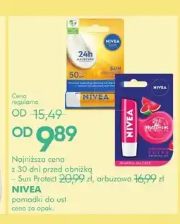 SuperPharm Pomadka do ust Nivea Sun Protect oferta