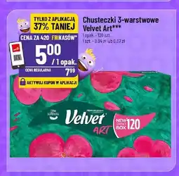 Polomarket Chusteczki 3-warstwowe Velvet Art oferta