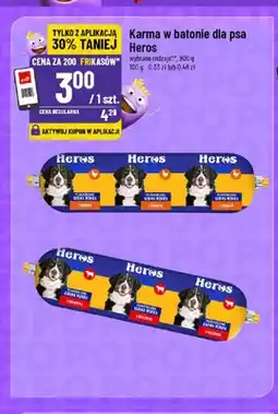 Polomarket Karma w batonie dla psa Heros z wołowiną oferta
