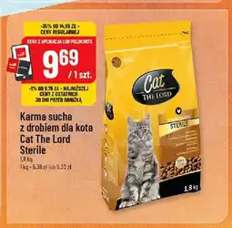 Polomarket Karma sucha dla kota Cat The Lord Sterile z drobiem oferta