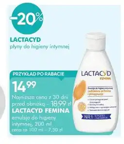 SuperPharm Emulsja do higieny intymnej Lactacyd Femina oferta
