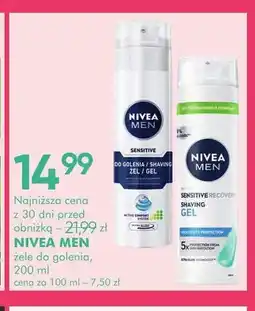 SuperPharm Żel do golenia Nivea Men Sensitive oferta