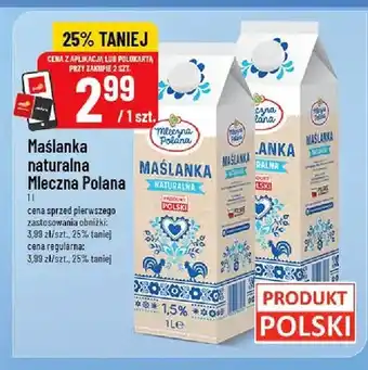 Polomarket Maślanka naturalna Mleczna Polana oferta