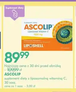SuperPharm Suplement diety Ascolip Liposomal Vitamin C oferta