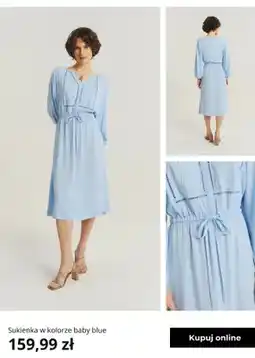Greenpoint Sukienka Greenpoint w kolorze baby blue oferta