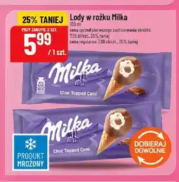 Polomarket Lody w rożku Milka Choc Topped Cone oferta