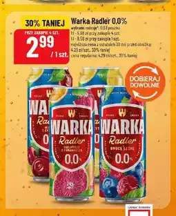 Polomarket Piwo bezalkoholowe Warka Radler Grejpfrut z pomarańczą oferta