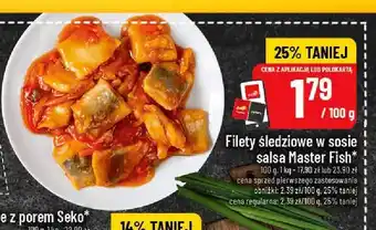 Polomarket Filety śledziowe w sosie salsa Master Fish oferta