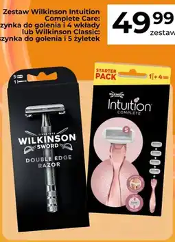 Auchan Maszynka do golenia Wilkinson Sword Intuition Complete Care z 4 wkładami oferta