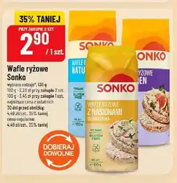Polomarket Wafle ryżowe naturalne Sonko oferta