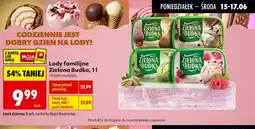 Biedronka Lody familijne z sosem malinowym Zielona Budka oferta