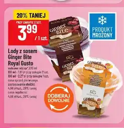 Polomarket Lody z sosem Ginger Bite Royal Gusto oferta