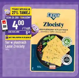 Polomarket Ser pleśniowy w plastrach Lazur Złocisty oferta