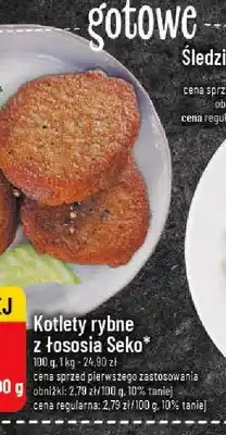 Polomarket Kotlety rybne z łososia Seko oferta