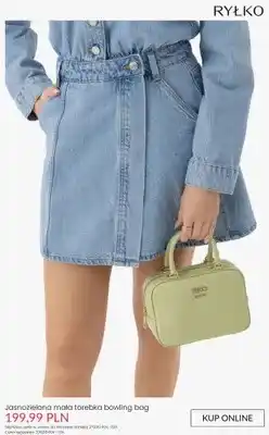 Ryłko Torebka Ryłko jasnozielona mała bowling bag oferta