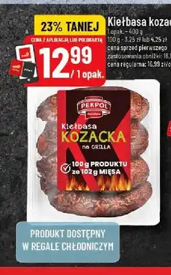 Polomarket Kiełbasa kozacka na grilla Pekpol oferta