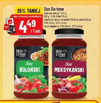 Polomarket Sos boloński Go tove oferta