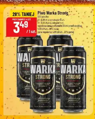 Polomarket Piwo Warka Strong oferta
