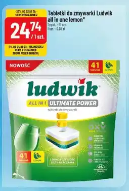Polomarket Tabletki do zmywarki Ludwik All in One Lemon oferta
