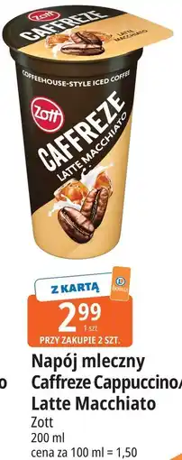 E.Leclerc Napój mleczny Caffreze Cappuccino/Latte Macchiato oferta