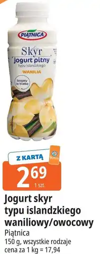 E.Leclerc Jogurt skyr typu islandzkiego waniliowy/owocowy oferta