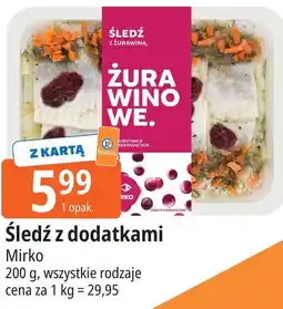 E.Leclerc Śledź z dodatkami Mirko oferta