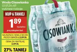 Delikatesy Centrum Woda Cisowianka oferta
