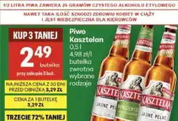 Delikatesy Centrum Piwo Kasztelan oferta