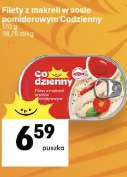 Delikatesy Centrum Filety z makreli w sosie pomidorowym Codzienny oferta