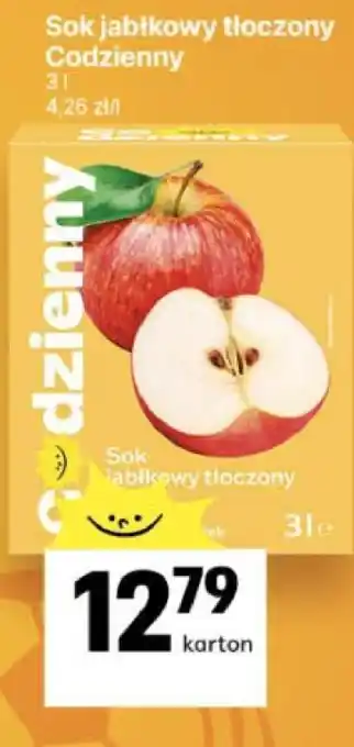 Delikatesy Centrum Sok jabłkowy tłoczony Codzienny oferta
