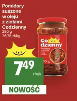 Delikatesy Centrum Pomidory suszone w oleju z ziołami Codzienny oferta