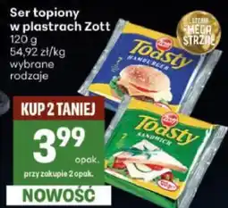 Delikatesy Centrum Ser topiony w plastrach Zott Toasty oferta