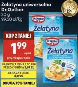 Delikatesy Centrum Żelatyna uniwersalna Dr.Oetker oferta