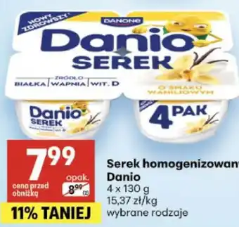 Delikatesy Centrum Serek homogenizowany Danio oferta